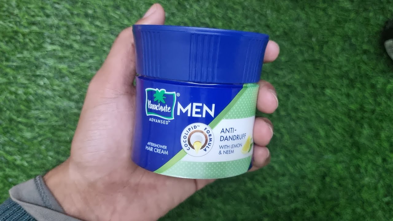 Parachute Advansed Men Hair Cream Unboxing & Review | Anti-Dandruff, With  Lemon & Neem Oil Works? - YouTube