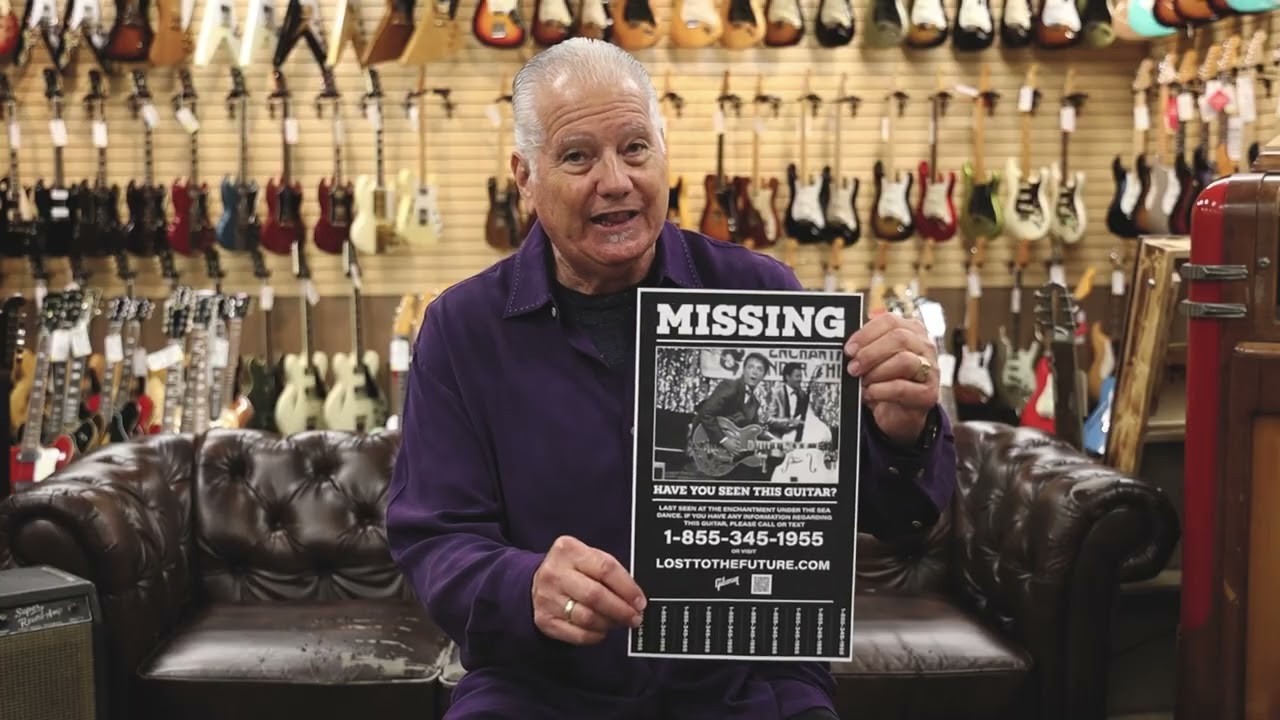 MISSING Gibson ES-345 Cherry from Back to the Future Movie - YouTube