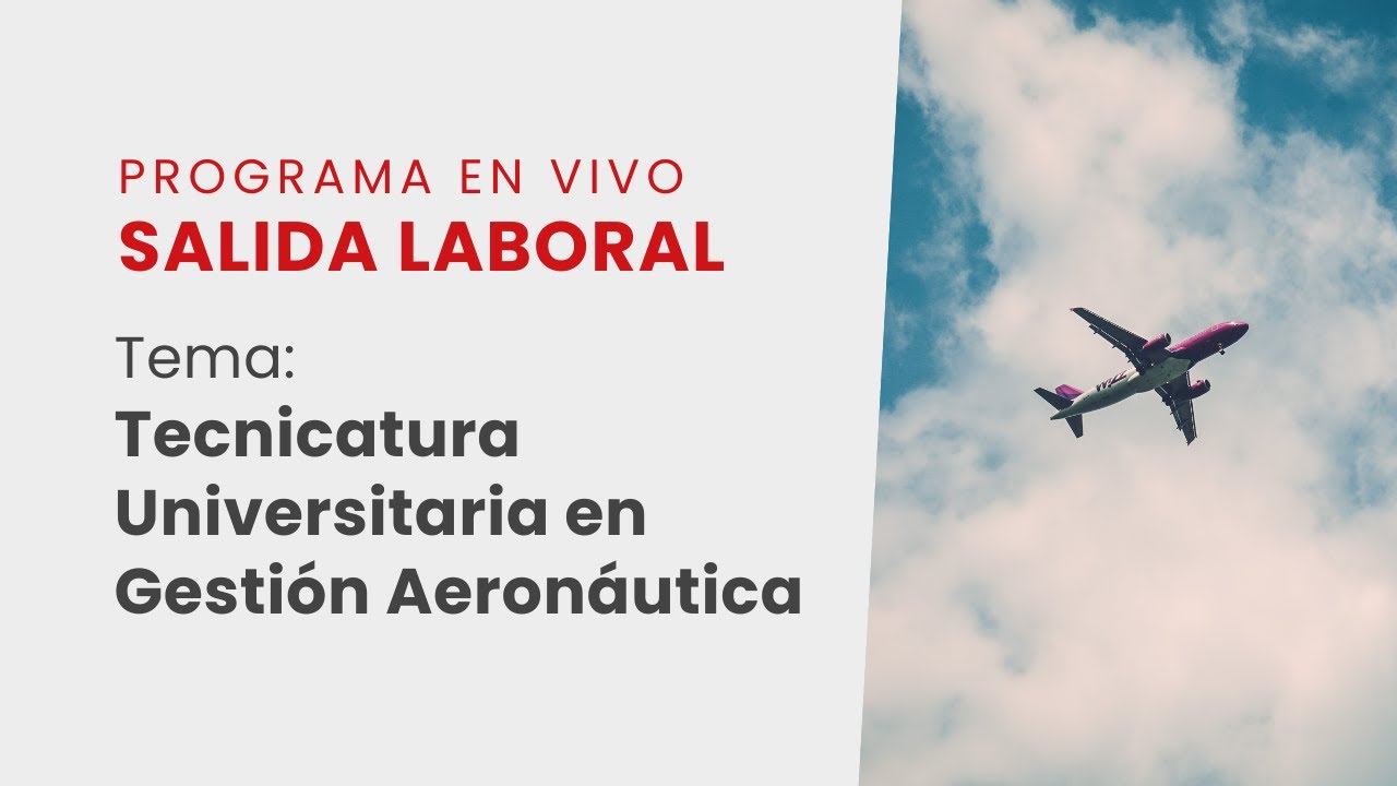 Programa Salida Laboral: Tecnicatura Universitaria en Gestión Aeronáutica