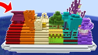 I Built a Biome in EVERY COLOR in Hardcore Minecraft