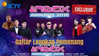 INILAH DAFTAR LENGKAP PEMENANG INBOX AWARDS 2016 SCTV