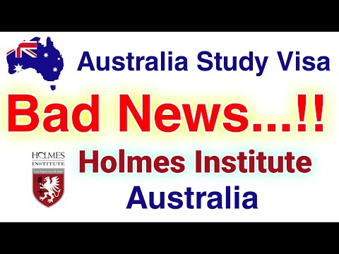 Bad News For Holmes Institute Australia Students | Australia Study Visa | PTE Guide Punjabi