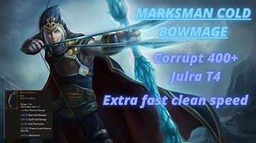 Last Epoch 1.0 - Build du Marksman Cold Bowmage ! Un build atypique, excellent farmer et boss killer