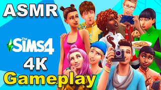 ASMR Sims 4 Gameplay Играю в Первый раз в жизни АСМР / ASMR Relaxing Sims gameplay 😴