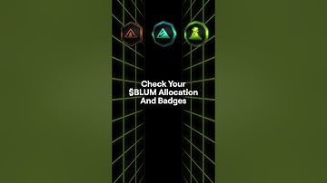 Check your $BLUM Allocation & Badges