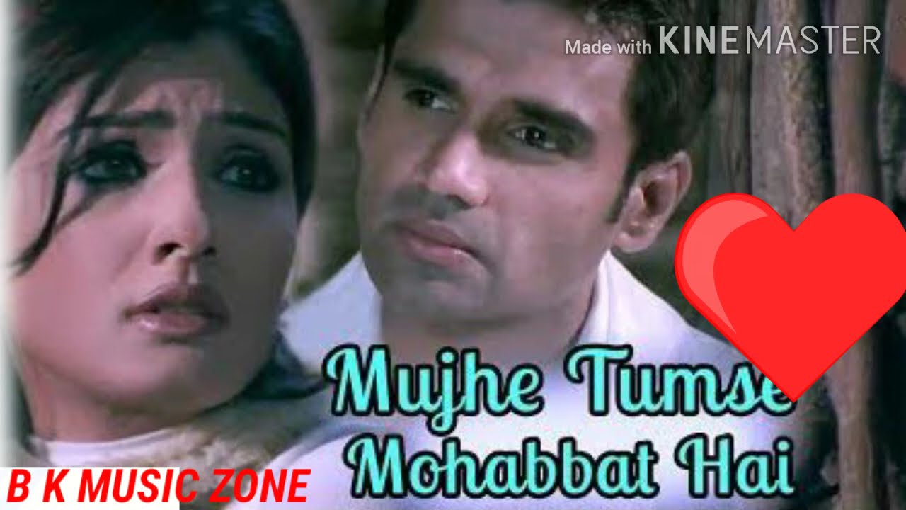 Mujhe Tumse Mohabbat Hai HD VIDEO  Qayamat  Sunil  Shetty  Raveena Tandon 90s Romantic Song