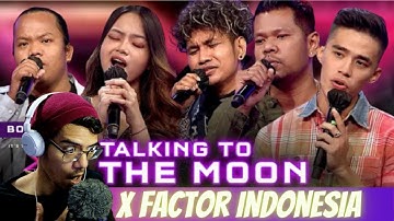 X Factor Indonesia Talking to the Moon (Bruno Mars) | Daniel, Thomas, Roby, Maydea, Alvin | Reaction