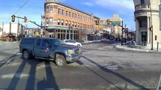 Time Lapse, Pan, 5 Minutes, Five Points Intersection, Tamaqua, 1-16-2017