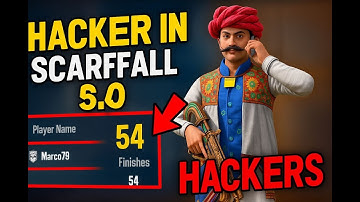 hackers in scarfall 2.0 indian battle royal game with hackers🔥 How I Banned a Hacker LIVE in Game 😱