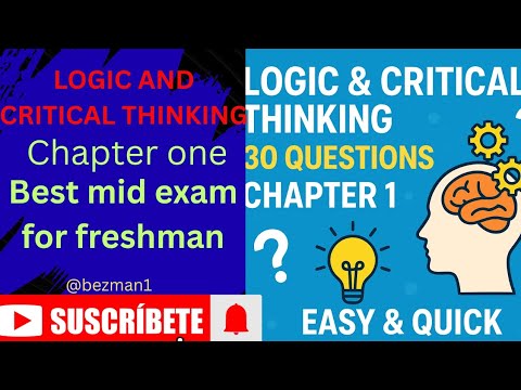 Logic and Critical Thinking – Chapter 1 Mid Exam - YouTube