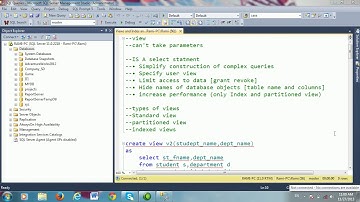كورس Advanced SQL بالعربي الدرس التاسع Views