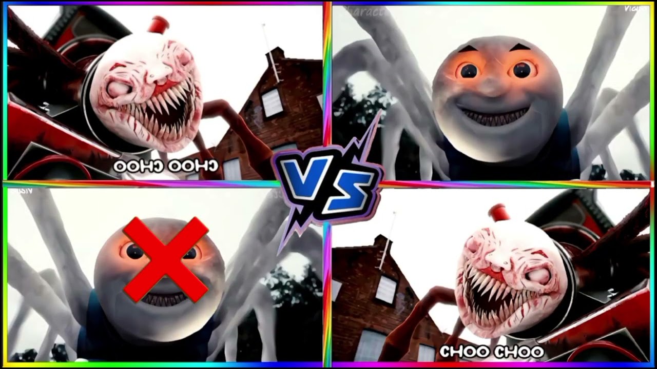 CHOO CHOO CHARLES EXE 🆚 TRAIN THOMAS EXE 🆚 CURSED THOMAS MONSTER ❄️TILES HOP 38