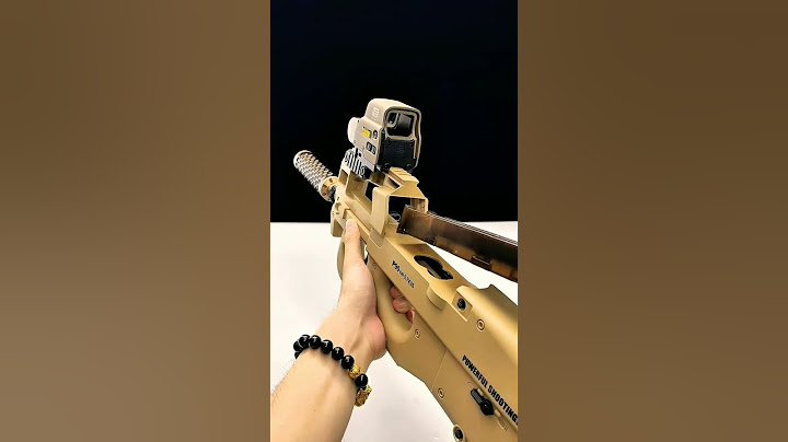 New P90+Smoke silencer.who needs this for Chrismas #toys #gelblasters #gelb..