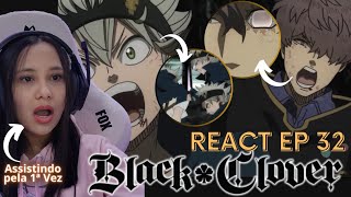 BLACK CLOVER REACT EP 33 | GAUCHE USA PODEROSO PODER QUE ESCONDIA E FAZ CLONES DO ASTA | #react