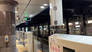 東京メトロ銀座線上野駅2番線　入線〜発車・車掌動作