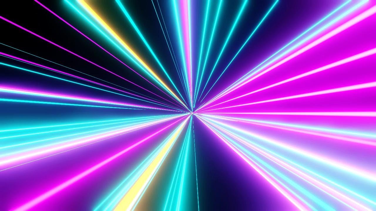 Neon Color Laser Light Effect | Disco & Nightclub Show | 8 Hours 4K 60FPS VJ Loop