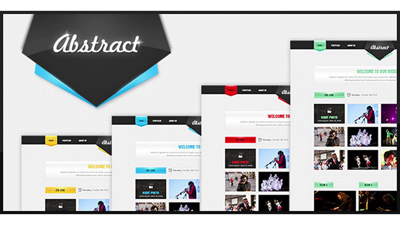 Abstract - Portfolio Design | Themeforest Website Templates and Themes ...