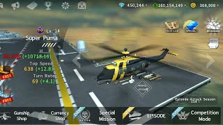 Gunship Battle: SUPER PUMA helicopter gameplay.. screenshot 4