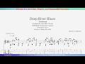 Deep River Blues (Traditional) Guitar Arrangement with TAB