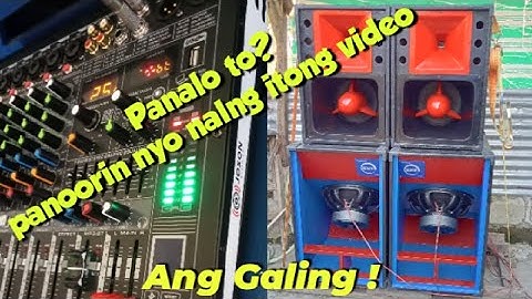 JOSON MIXER SPIDER 8CH. SOUNDS TEST / ANG LUPIT!  MAS QUALITY ANG TUNOG