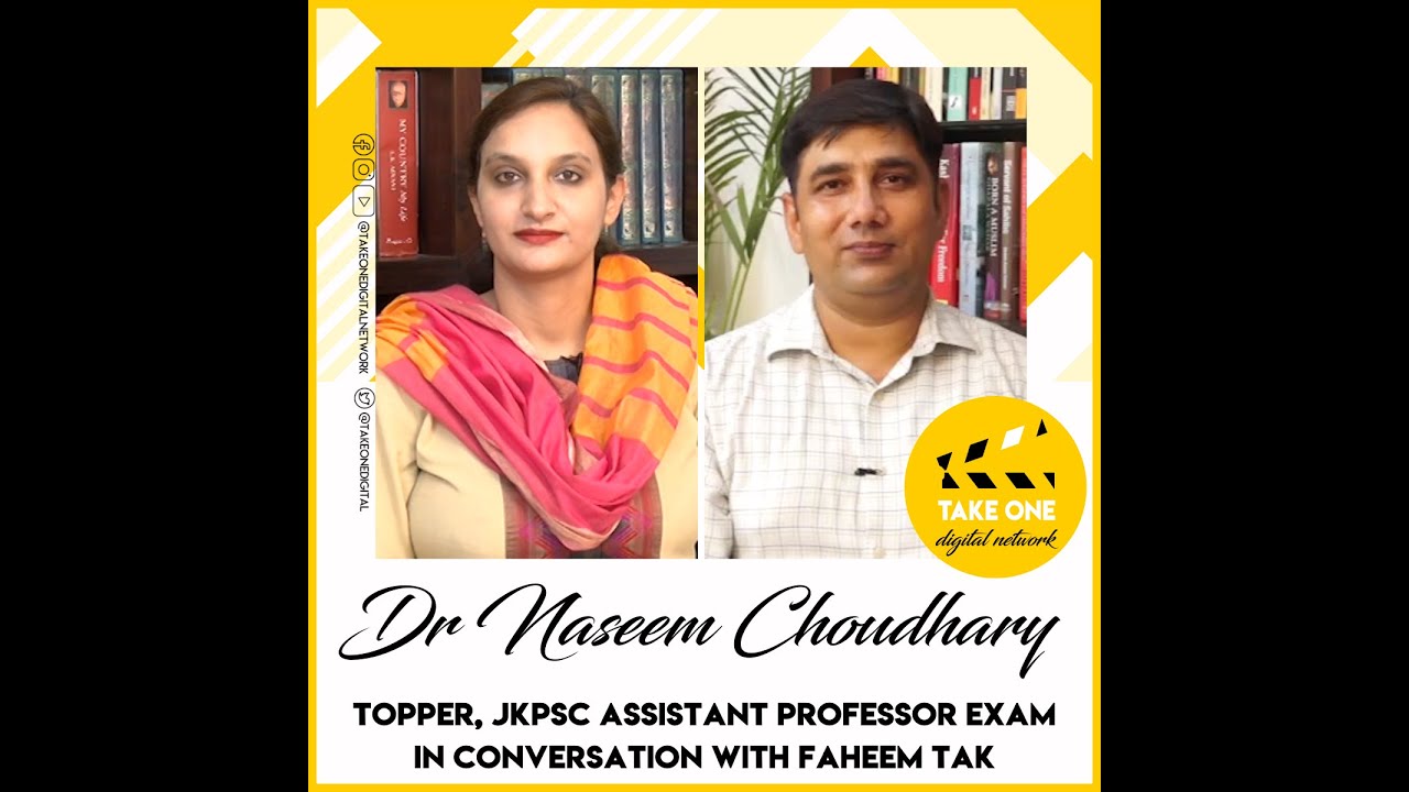 Dr Naseem Choudhary, Topper JKPSC Assistant Professor Exam, in conversation with Faheem Tak