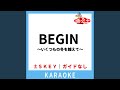 BEGIN ~いくつもの冬を越えて~(ガイド無しカラオケ)...