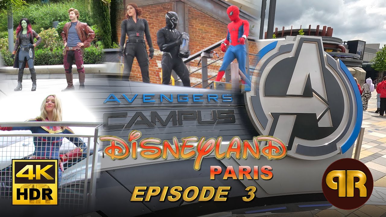 Disneyland Paris 2024 [4K] Episode 3: Avengers Campus in Disneyland Studios Park