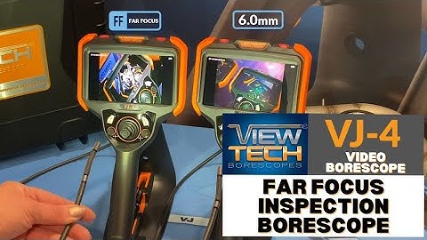 VJ4 Far Focus Video Borescope ViewTech Borescopes 6mm Inspection Videoscope NDT RVI Quality Control