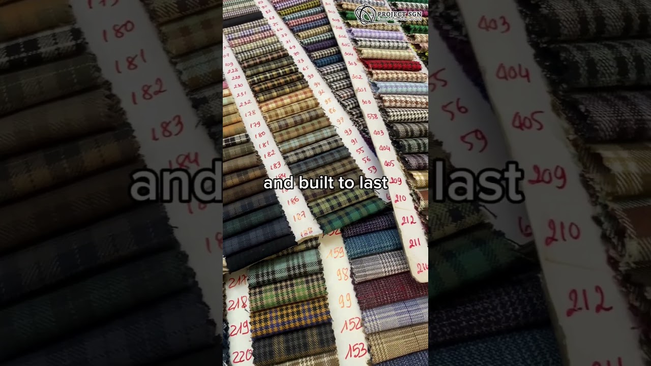 Each cotton swatch tells a story of texture, tone, and timeless quality.