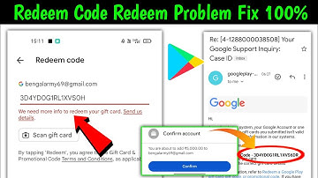 HOW TO SOLVE WE NEED MORE INFO TO REDEEM YOUR GIFT CARD SEND US DETAILS | GOOGLE PLAY PROBLEM 2025
