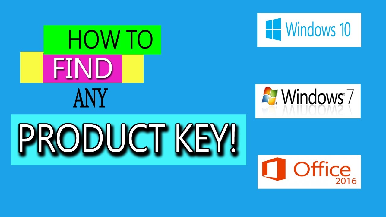 How to Find Your Windows 7 Product Key Easy - YouTube