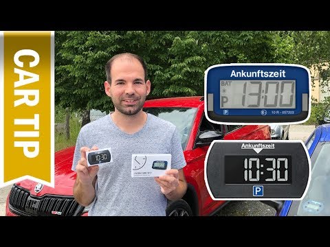 2x Digitale Parkscheibe PARK MICRO elektronische Parkuhr mit Zulassung Vom  KBA 