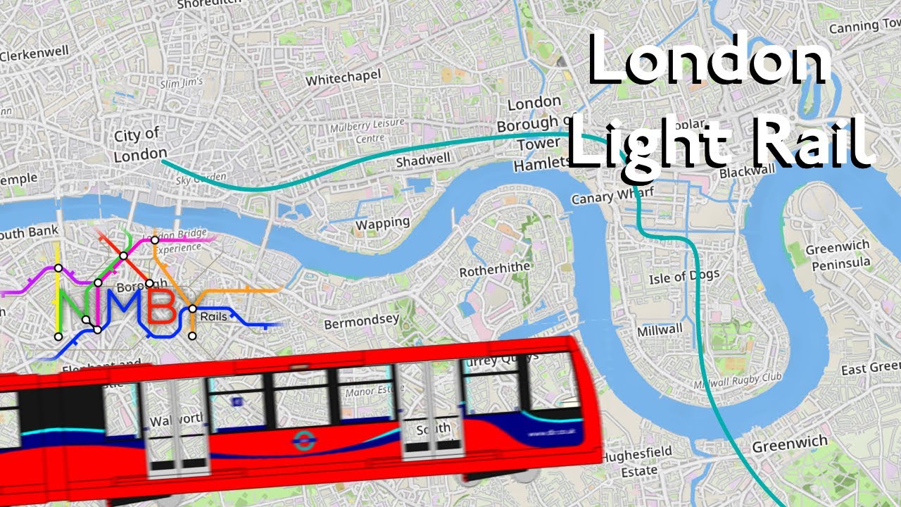 Expansion in the Docklands, Improving the DLR | Nimbyrails | UK Map ...
