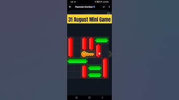 Key 43 | Hamster Kombat Mini Game Today | 31 August Key Puzzle Solved #MiniGame #DailyKeyHamster