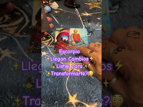 Escorpio Cambio y Transformación te Resuena de Algo? #tarotbrujis ♀️✨