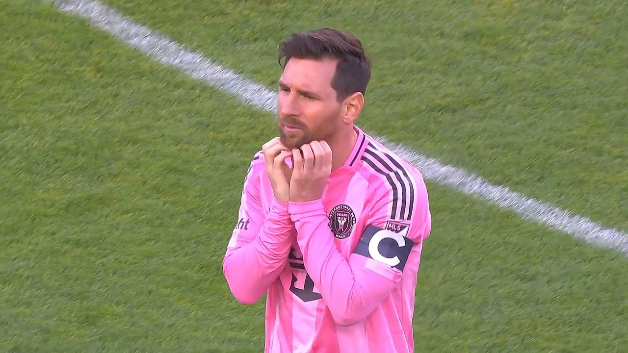 Lionel Messi vs San Jose Earthquakes | Furious with Ref | 14/05/2025