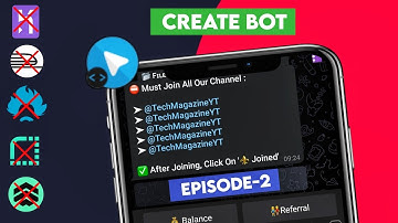How to Create Refer and Earn Telegram Bot Without any Server tamil/TechMagazine