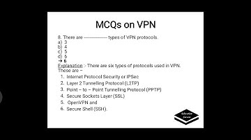 MCQs on Virtual Private Network ( VPN ) for Online Examination