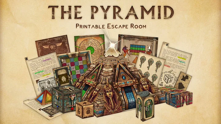 The Pyramid DIY Escape Room Set-Up Instructions |  MysteryLocks Home Escape Rooms