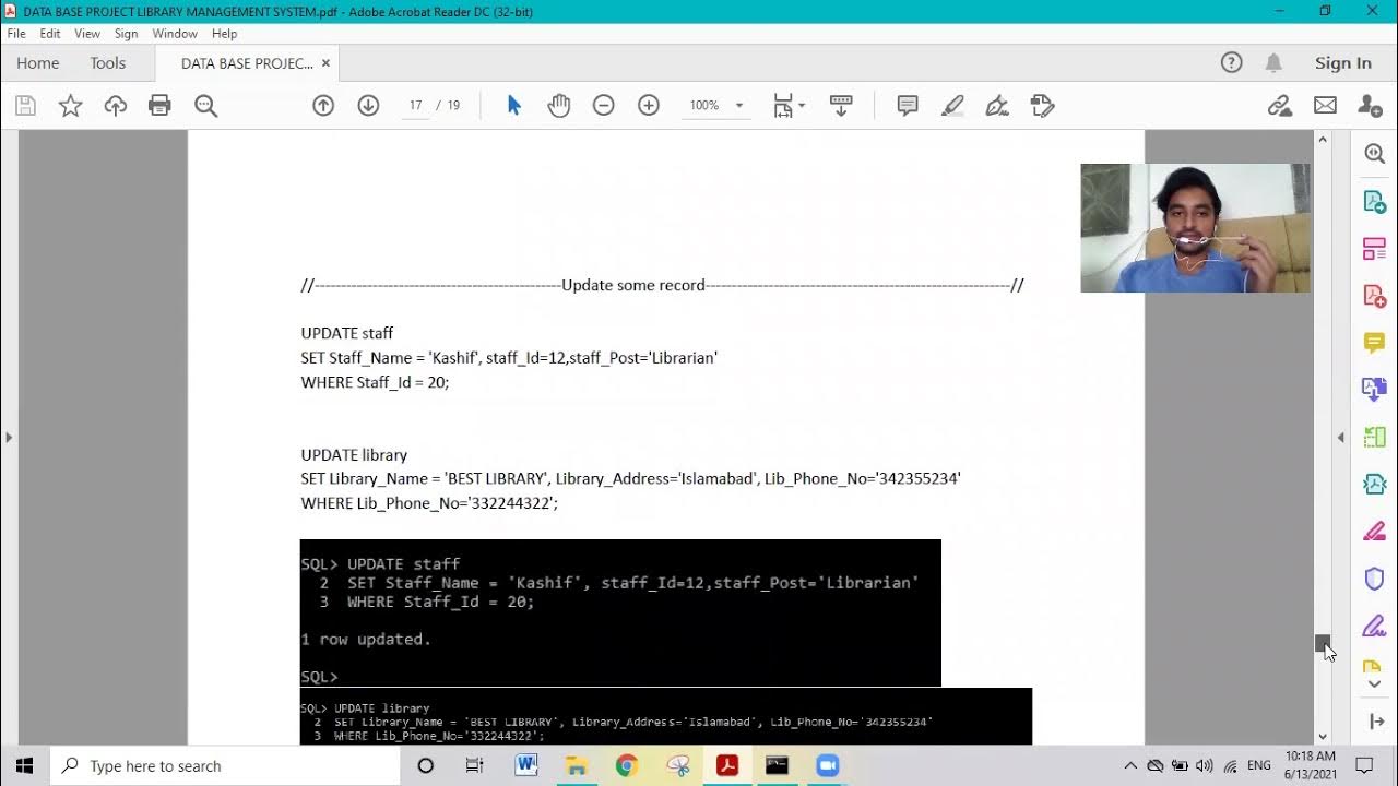 Library Management System Database System SQL (Structured Query ...