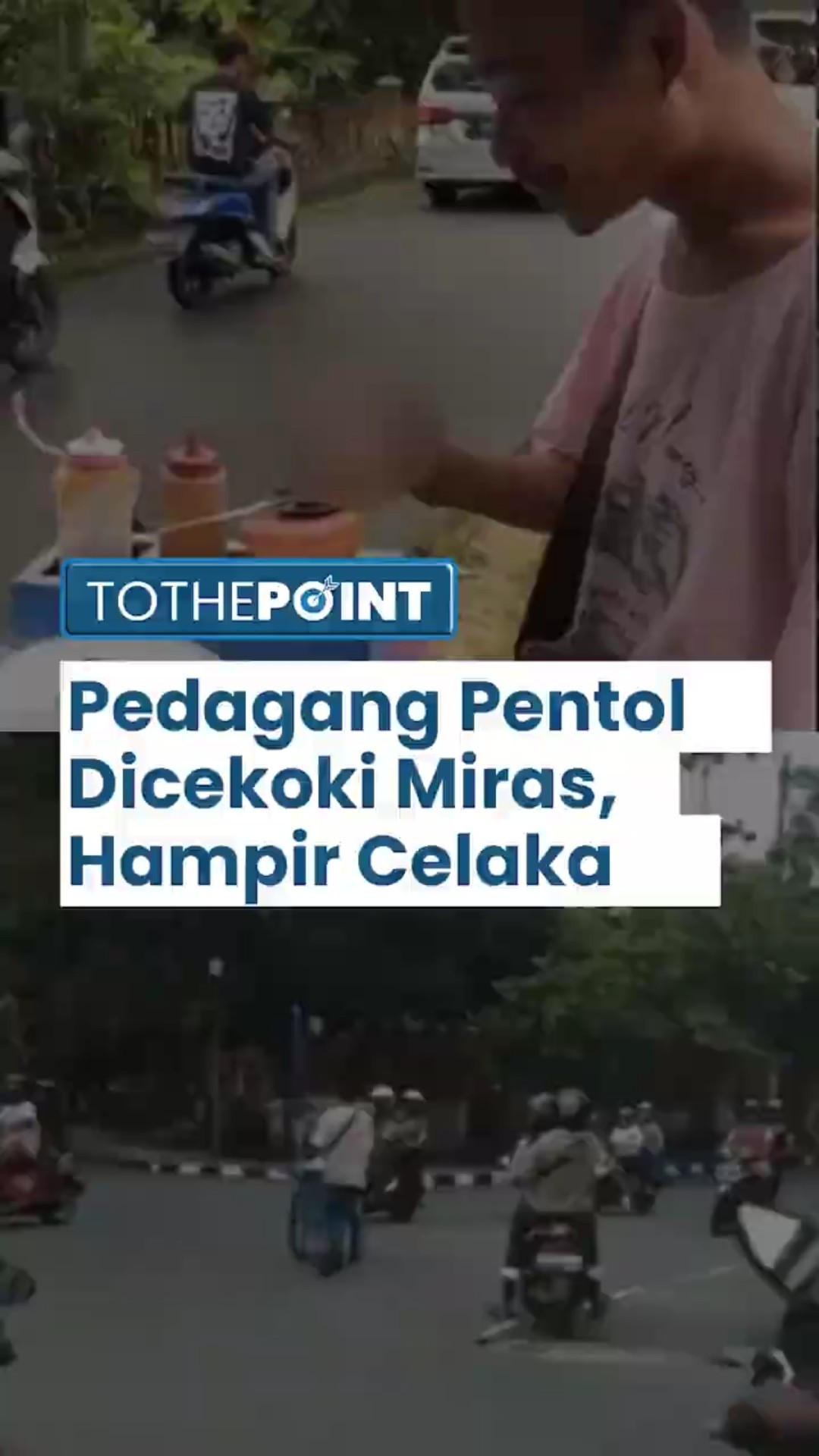 VIRAL Pedagang Pentol Dicekoki Miras hingga Sempoyongan di Tengah Jalan, Sempat Ganggu Lalu Lintas