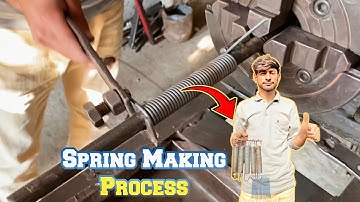 Handcrafted Spring Making on Lathe | Manual Metalworking Process | Multi Skills Hub