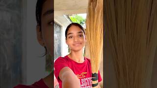 Jhadu lgane ki duty?|Miss.Hosiyar|shorts vlog minivlog 115ad collab