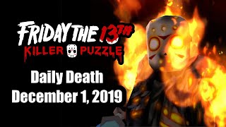 Friday the 13th: Killer Puzzle - Daily Death Solution - December 1, 2019 | Gaming Link Media