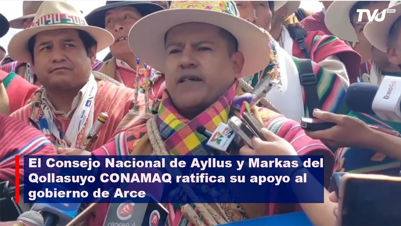 El Consejo Nacional de Ayllus y Markas del Qollasuyo CONAMAQ ratifica