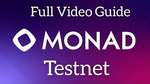 Monad Testnet - Full Video Guide To Interact With Monad Ecosystem For Possible Airdrop