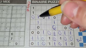 Tuesday. Bonus Extra edition. (#3963) Binary01 Sudoku puzzle.  01-11-2022 Extra part 3 of 5