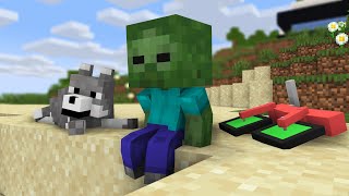 BABY ZOMBIE AND WOLF LIFE MOVIE | Minecraft Animation | All Episodes + Bonus by Cubic Animations 2,543,978 views 1 year ago 31 minutes