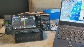 6 Meter / 50MHz FT8 Contact To Mexico, 6 Meter CNC Magnetic Loop Antenna. Ham Radio Contact