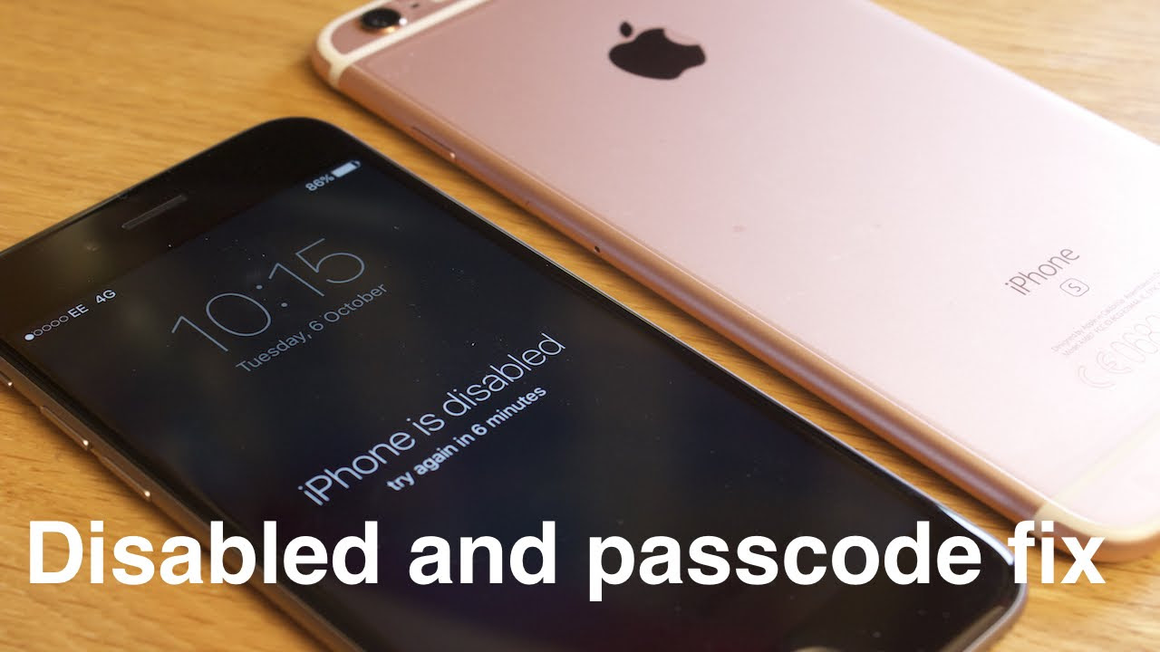 การรีเซ็ต iphone 6  Update 2022  How to remove/reset any disabled or Password locked iPhones 6S \u0026 6 Plus/5s/5c/5/4s/4/iPad or iPod